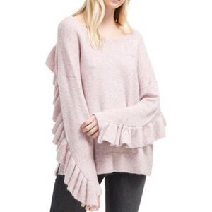 French Connection Emilde Ruffled Sleeve Sweater